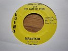 45 JAMES LEWIS & THE CASE OF TYME  - MANIFESTO (LEGEND L-1014) RARE USA NORTHERN