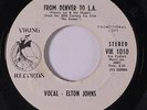 ELTON JOHNS: From Denver To L.a. / Mono 45 (dj) rare Rock & Pop