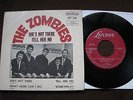 THE ZOMBIES   RARE 45 RPM MEXICO EP   SHE'S NOT THERE, TELL HER NO ++ VG/VG 1965