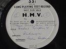 Test Pressing – FURTWANGLER / BERLIN P.O. – BRAHMS: SYMPHONY No.4