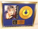 Madonna, Angel, mit Cover Gold Record, goldene Schallplatte platin, Award