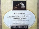 Gioconda de Vito Mendelssohn Violin Concerto HMV BLP 1008 10