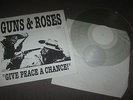 Guns 'N' Roses - Give Peace a Chance 1987 Rare Early Recordings Clear Vinyl N/M