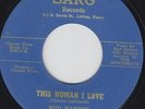 BUD HARPER This Woman I Love 45 on Sarg M- NICE Texas R&B HEAR