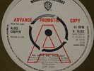 ALICE COOPER   NO MORE MR NICE GUY b/w RAPED & FREEZIN   UK DEMO PROMO 7