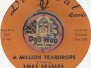BILLY BEASLEY EDDIE COCHRAN  A Million Teardrops DOO WOP SOUL R&B  45 RPM NM-