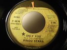record 45 Ringo Starr promo on Apple   Only You / 