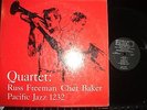 RUSS FREEMAN/CHET BAKER QUARTET PACIFIC JAZZ 1232 MONO OG