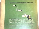 Columbia Set M 414 4x78 Program Of Mexican Music Carlos Chavez Museum Of Art