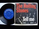 THE ROLLING STONES Tell Me 45/PS Danish Only 1964 Rare Decca Export F-44429 EX+