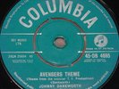 THE AVENGERS b/w CHANO   ORIGINAL THEME TUNE UK 7
