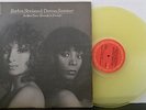 BARBRA STREISAND DONNA SUMMER LP COLOR YELLOW RARE COLOMBIA PRESS 1979 CBS EXC