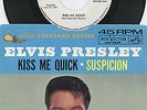 Rare Elvis 45 & Picture Sleeve- Kiss Me Quick - RCA Victor # 447-0639- WLP Promo
