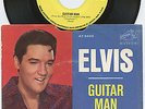 Rare Elvis 45 & Picture Sleeve - Guitar Man - RCA Victor # 47-9425 - Promo Copy
