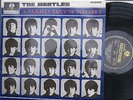 THE BEATLES A HARD DAY'S NIGHT PARLOPHONE PMC 1230 YELLOW BLACK LABEL RARE VINYL
