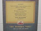 HMV CLP 1057 GINA BACHAUER PIANO RECITAL CHOPIN LISZT SHOSTAKOVICH EX