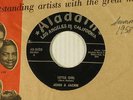 John & Jackie 45 LITTLE GIRL / THE RAGING SEA   Aladdin 3425 rock 'n roll VG+