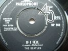 BEATLES IF I FELL RARE EXPORT COPY DP562 NO SOLD IN THE UK STAMP EX+ COPY