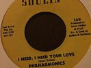 PHILHARMONICS / I NEED I NEED YOUR LOVE / SOULIN / NORTHERN / MODERN / XOVER