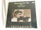 BRAHMS Violin Sonatas 1 & 3 GIOCONDA DE VITO Edwin Fischer 180 gram SEALED LP