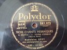 MADELEINE GREY RAVEL 78RPM POLYDOR 5582 FRANCE