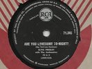 ELVIS PRESLEY   UNIQUE  SOUTH AFRICA  78   ARE YOU LONESOME TONIGHT  EX
