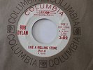 RARE BOB DYLAN PROMO 45/  