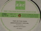 BBC TOP OF THE POPS TRANSCRIPTION DISC VINYL LP 1983   ANNIVERSARY SPECIAL