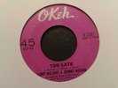 Larry Williams & Johnny Watson too late/two for the price of one Okeh LovelyEx+