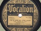 Vocalion 2933 Wingy Mannone & Orch YOU'RE NO ANGEL 1934 in E