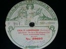 OPERA 78 rpm RECORD Fonotipia ALESSANDRO BONCI Lucia di Lammermoor / Werter