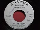 RCA 45-162 DJ ELVIS PRESLEY AIR-PLAY SPECIAL HOW GREAT THOU ART/SO HIGH