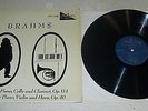 BARYLLI TRIO Brahms LP Westminster XWN 18449