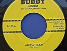 JOE RICHIE 45 Across The Bay  BUDDY 121 VG+ ORIGINAL 1961   Rockabilly