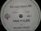 VAN HALEN ,  SOUTH AFRICA  PROMO INVITE WITH DOCUMENTS , IRON MAIDEN