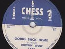 Howlin Wolf Going Back Home / My Life 78 Chess 1648 Howlin' Wolf Chicago Blues