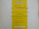 LUDWIG HOELSCHER - JORG DEMUS  / BRAHMS  / DGG LPM 18523