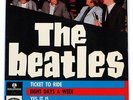 The Beatles - Ticket To Ride +3 - 1965 *SWEDEN* 1st Press Odeon p/s EP