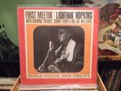 Rare Lightnin' Hopkins  First Meetin' Original Pressing World Pacific Blues Lp
