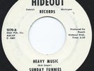 SUNDAY FUNNIES Heavy Music 45 RARE GARAGE PSYCH on HIDEOUT LISTEN