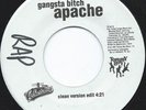 APACHE Gangsta Bitch 45 RARE RAP on TOMMY BOY LISTEN