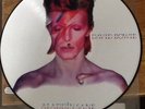 DAVID BOWIE - ALADDIN SANE - RARE ORIG 1984 UK PICTURE DISC + DIE CUT P/C EX/EX