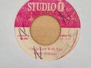 LLOYD WILLIAMS - IM IN LOVE WITH YOU,RARE JA STUDIO 1 7 INCH.1970