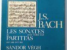 VALOIS STEREO 3 LP BOX SET SANDOR VEGH BACH VIOLIN SONATAS PARTITAS