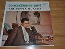 ART PEPPER QUARTET Modern Art LP JAZZ Score SLP 4030 Mono DG VG++