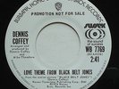 DENNIS COFFEY Theme From Black Belt Jones NM SUSSEX White Label Promo Funk 45