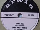 ROCK surf 78   JAN and ARNIE   JENNIE LEE / GOTTA GET A DATE VG+ rare ARWIN