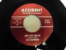 THE CONTENDERS - DON'T EVER LEAVE ME - UNPLAYED 45 RPM ACCIDENT RECORD - SOUL