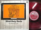 BLIND GARY DAVIS  THE SINGING REVEREND  M- RED WX $150.00,