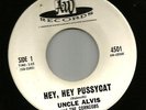 ROCKABILLY -- UNCLE ALVIS & CORNCOBS - HEY HEY PUSSYCAT --HEAR BOTH- 1968 A  W